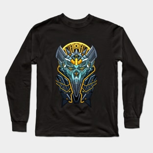 Mecha skull judgement Long Sleeve T-Shirt